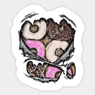 Donuts Party Time Sticker